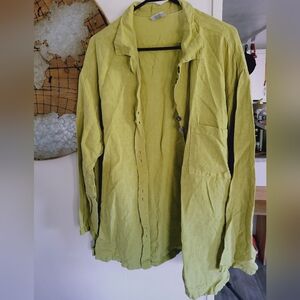 (M) Button Up LINEN Shirt